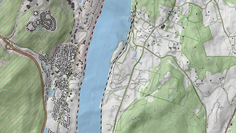 Topographic map of Arden Point/Glenclyffe Loop