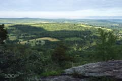 The view from Cat Rocks on the Appalachian Trail