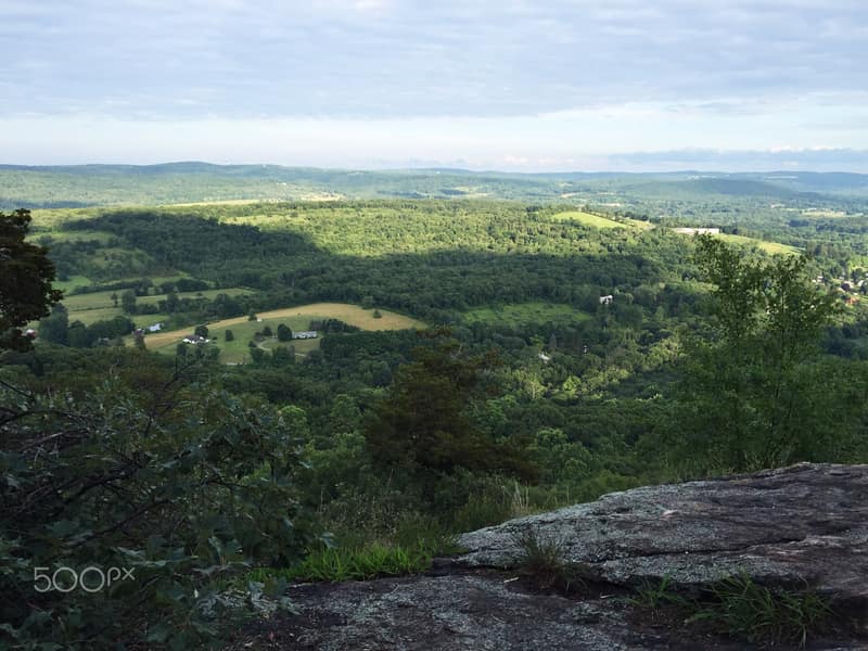 The view from Cat Rocks on the Appalachian Trail