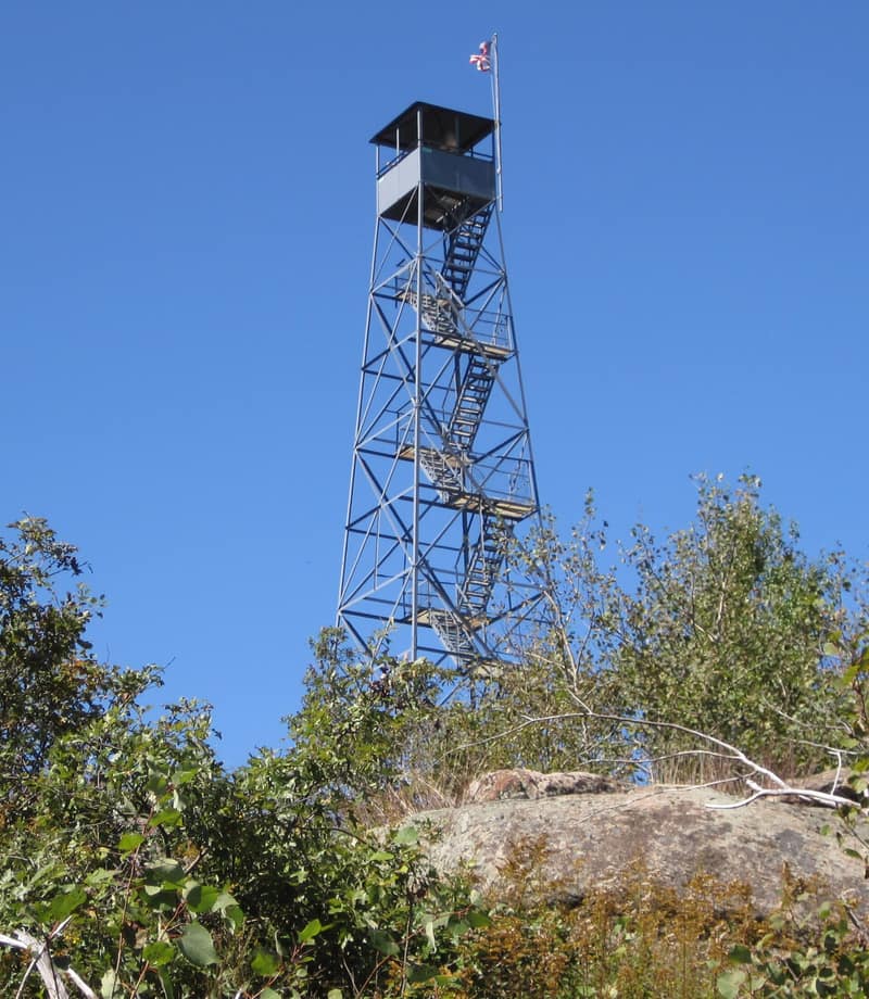 The fire tower on Mount Beacon