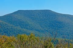 Table Mountain from the Curtis-Ormsbee Trail on the Slide Mountain massif
